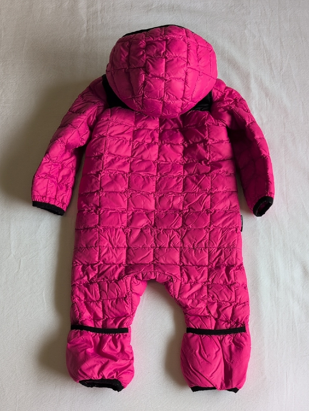 the north face thermoball infant one piece snowsuit pink 6-12 months baby girl - Picture 13 of 16